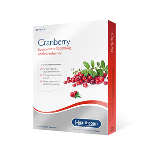 Healthspan 英维康 Cranberry 蔓越莓浓缩片 120片