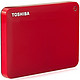 移动端：TOSHIBA 东芝 V8 CANVIO系列 3TB 2.5英寸 红色 移动硬盘