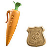 TOMICA 多美卡 疯狂动物城 L70111 胡萝卜记录器和徽章