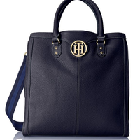 TOMMY HILFIGER Maggie Pebble NS Tote Top 女款真皮手提包