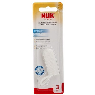 NUK 德国进口婴儿指套牙刷 指套牙刷3月+
