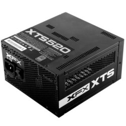 XFX 讯景 额定520W XTS系列电脑电源 （80PLUS白金/无风扇零噪音/全模组/主动PFC/日系电容）