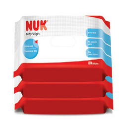 NUK 湿纸巾80片×3包