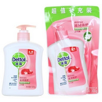 限PLUS会员：Dettol 滴露 健康抑菌 洗手液 500g+300g