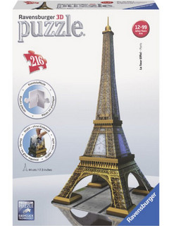 Ravensburger 睿思 R125562 埃菲尔铁塔 3D建筑拼图 216片