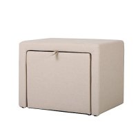 Best selling 百伽 现代简约多功能实木脚凳 储物凳