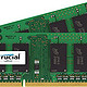 crucial 英睿达 16GB内存卡套装（8GBx2）DDR3/ DDR3L-1600