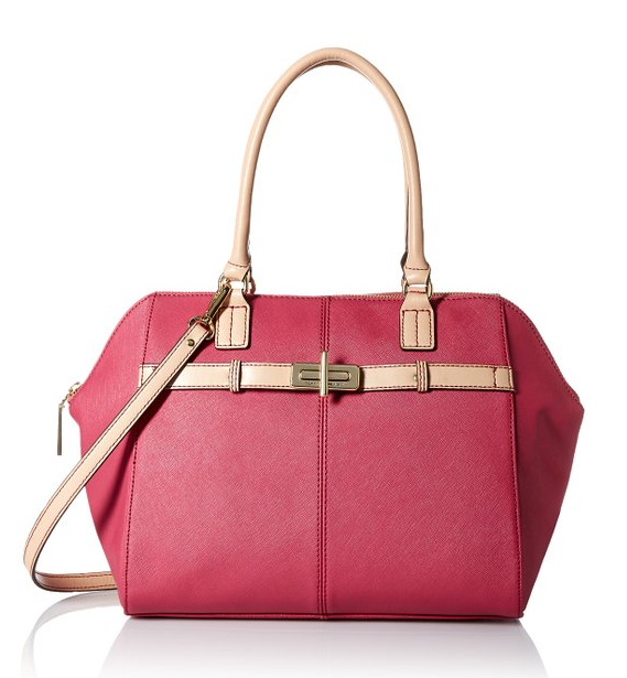 TOMMY HILFIGER Belinda Dome Satchel 女士真皮单肩包