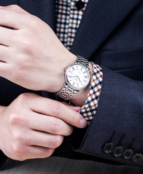 LONGINES 浪琴 瑰丽系列 L4.821.4.11.6 男款机械腕表