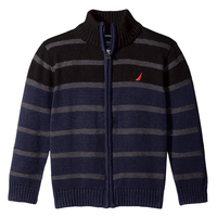 NAUTICA 诺帝卡 Engineered Stripe 男童针织衫
