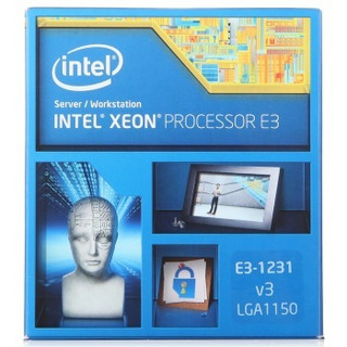 intel 英特尔 至强 E3-1231 v3 CPU处理器 3.4Ghz