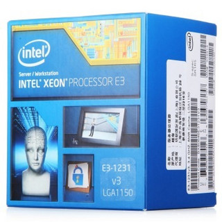 intel 英特尔 至强 E3-1231 v3 CPU处理器 3.4Ghz