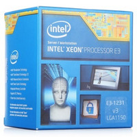 intel 英特尔 至强 E3-1231 v3 CPU处理器 3.4Ghz