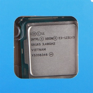 intel 英特尔 至强 E3-1231 v3 CPU处理器 3.4Ghz