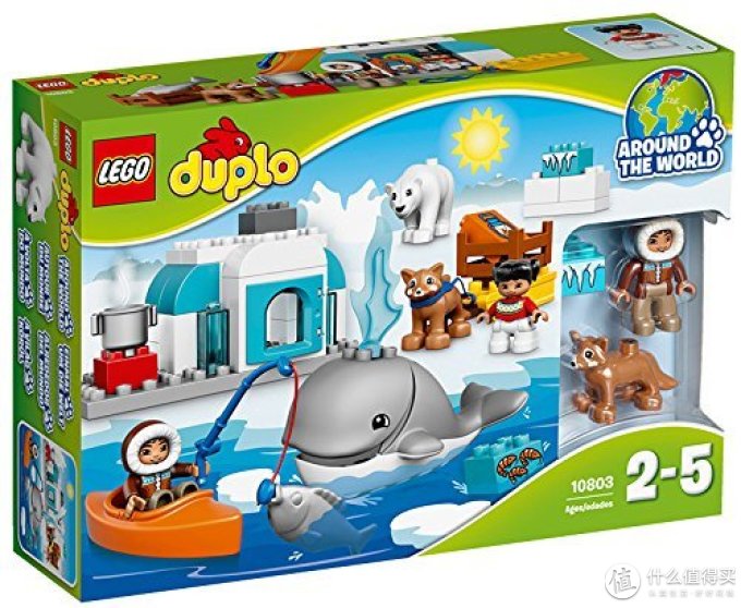 闺女和宝爸的成长玩具:LEGO 乐高 Duplo 得宝10803 北极动物