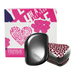 Tangle Teezer 怦然心动 便携款美发梳礼盒（磨砂银+粉红豹）*2套