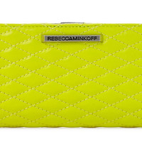 REBECCA MINKOFF Sophie 女士长款钱包  Honey Dew