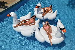 International Leisure 巨型白天鹅水上充气沙发