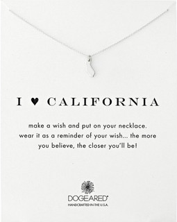 DOGEARED Reminders系列 I Love California State 加州项链