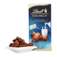 限华东：Lindt 瑞士莲 阿尔卑斯牛奶巧克力 100g