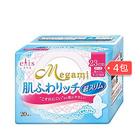 GOO.N 大王 Elis Megami 超薄棉柔日用护翼卫生巾 23cm*20枚*4包