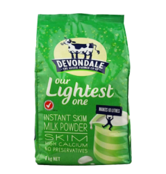 Devondale德运 高钙脱脂成人牛奶粉 1kg*2