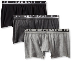 HUGO BOSS Cotton Stretch 男款平角内裤 3条装