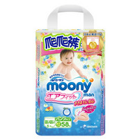 Moony 裤型纸尿裤 爬爬裤  5-9kg M58