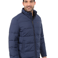 TOMMY HILFIGER Classic Zip Front Puffer 男士棉服