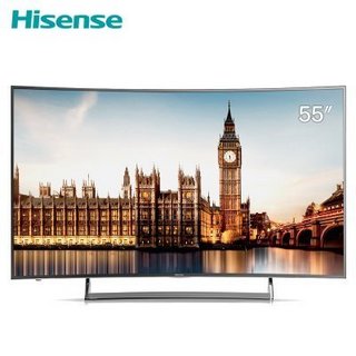 Hisense 海信 LED55K720UC 55英寸 4K 曲面液晶电视（分区控光、4000R曲度）