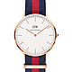 DANIEL WELLINGTON 丹尼尔 惠灵顿 经典红蓝腕表 0101DW