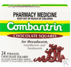 Combantrin 宝宝儿童驱虫巧克力 24块