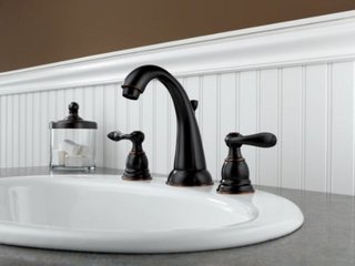 DELTA FAUCET Windemere B3596LF-OB 双把手水龙头