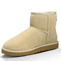 UGG 羊皮毛一体 女士低筒雪地靴 5854
