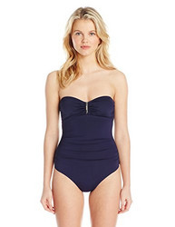 Calvin Klein Bandeau Maillot 一片式 女子泳衣