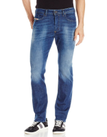 限尺码：DIESEL Buster Regular Slim Tapered Fit 男士牛仔裤