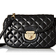 Calvin Klein Quilted-Leather Convertible 女士斜挎包