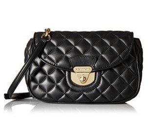 Calvin Klein Quilted-Leather Convertible 女士斜挎包