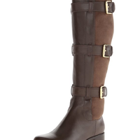 歌涵 COLE HAAN Avalon Tall 女士真皮高筒靴