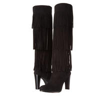 STUART WEITZMAN 斯图尔特·韦茨曼 Fringie 女士真皮长靴