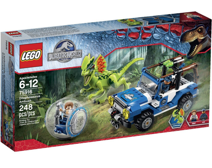 lego 乐高 侏罗纪世界 75916 双棘龙伏击