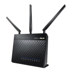 ASUS 华硕 RT-AC68U 双频1900M 千兆Mesh家用无线路由器 WiFi 5 单个装 黑色