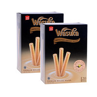  WASUKA 哇酥咔 香草味 爆浆威化卷 240g*2