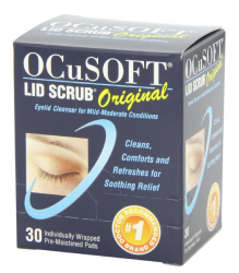 OCuSOFT Lid Scrub Original 眼睑清洁卸妆湿巾 30片