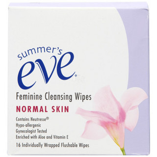 summer‘s eve 夏依 女性清洁湿巾（普通型肌肤）16片