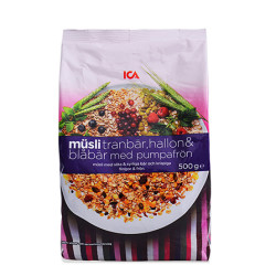 ICA 蓝莓混合谷物燕麦片500g