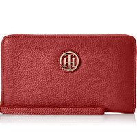 TOMMY HILFIGER Lucky Charm Pebble Wristlet 女士长款钱包