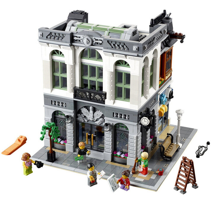 发帖就是来告诉你不要入乐高坑的—乐高是个真心大坑！LEGO 乐高 10255 集会广场&10251 积木银行开箱