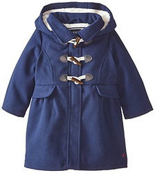 NAUTICA 诺帝卡 Baby Girls' Duffle Coat with Sherpa Hood 女童外套