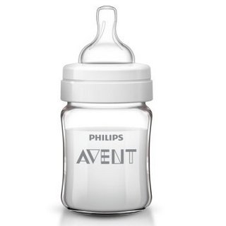 AVENT 新安怡 经典系列 SCF645/17 宽口径玻璃奶瓶 125ml